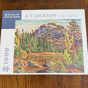 Pomegranate Art piece Puzzle AY Jackson Sunlit Tapestry 1000 piece New